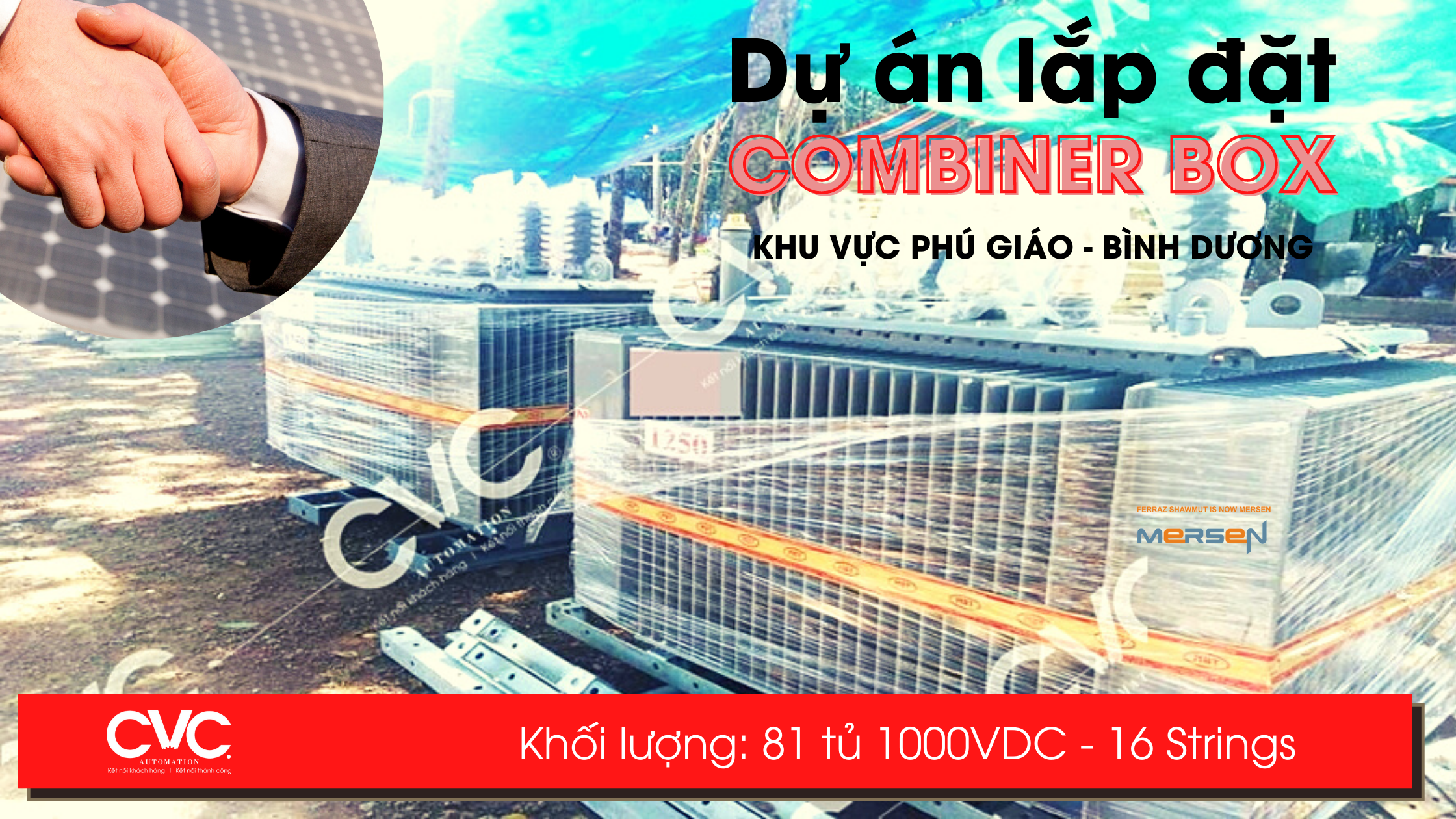 Dự án combiner box khu vực Phú Giáo, Bình Dương