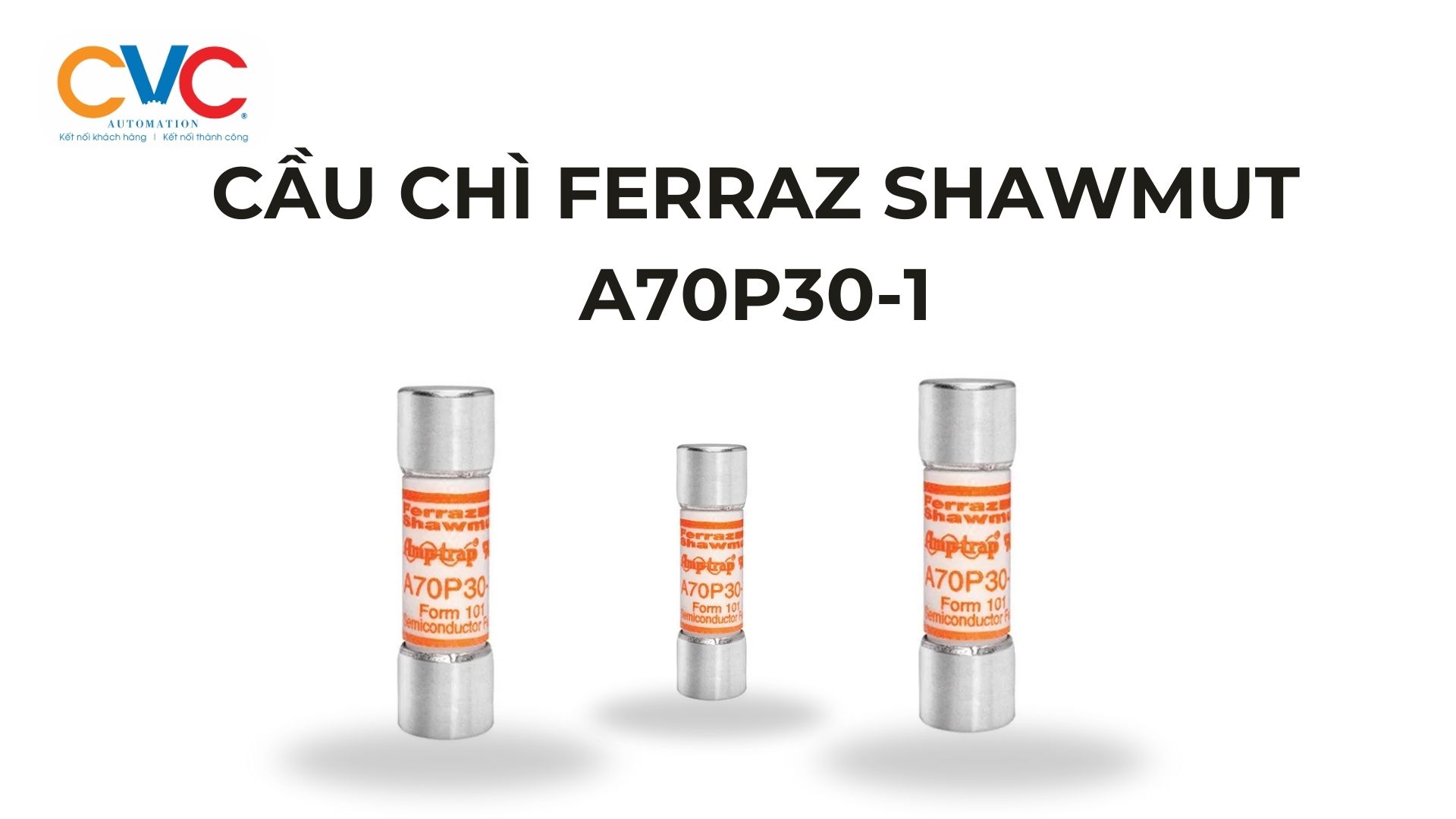 Cầu chì Ferraz Shawmut (Mersen) - A70P30-1: Giải pháp an toàn cho thiết bị điện công nghiệp