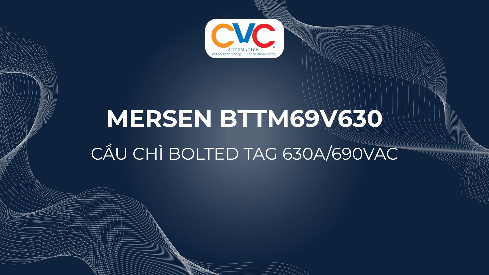 Mersen BTTM69V630 - Cầu Chì Bolted Tag 630A/690VAC Cho Tải Công Nghiệp Nặng