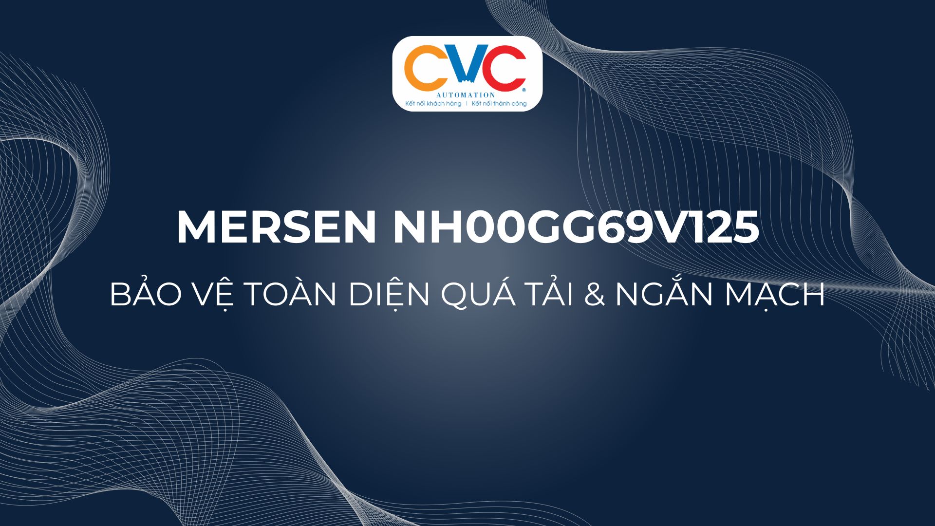 Mersen NH00GG69V125 - Cầu Chì NH Size 00, 125A/690V Bảo Vệ Tủ Điện Nhà Máy
