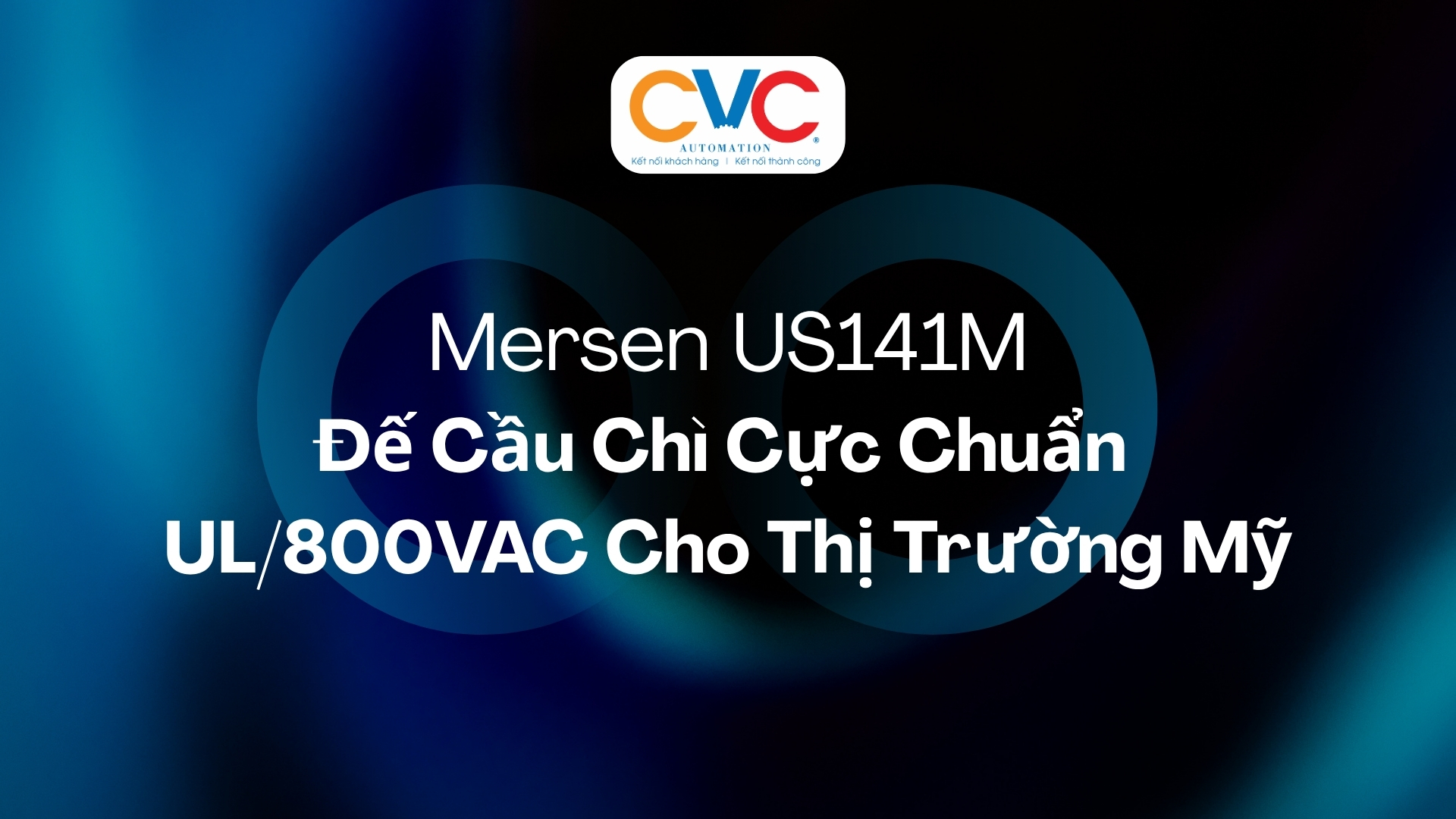 Mersen US141M – Đế Cầu Chì 14×51mm 1 Cực Chuẩn UL/800VAC Cho Thị Trường Mỹ