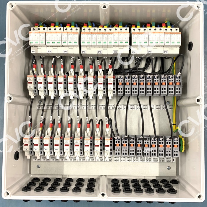FUSE BOX 1000VDC 18 IN 18 OUT CHO INVERTER SOLAR