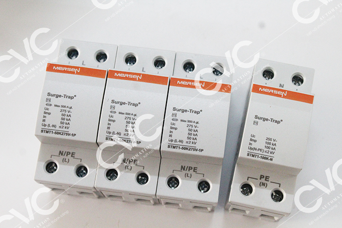 BỘ THIẾT BỊ CHỐNG SÉT LAN TRUYỀN 3 PHASE STMT1-50K275V-1Px3 + STMT1-100K-Nx1