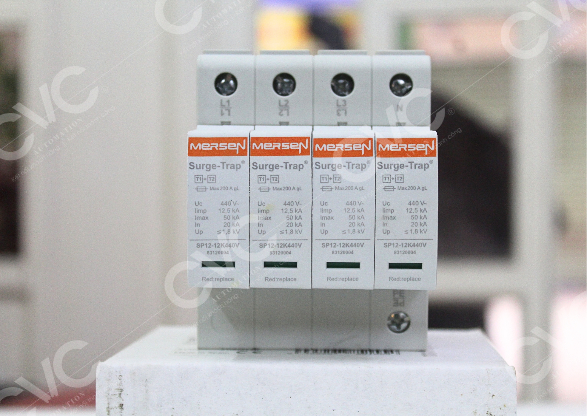 THIẾT BỊ CHỐNG SÉT LAN TRUYỀN MERSEN STPT12-12K440V-4P