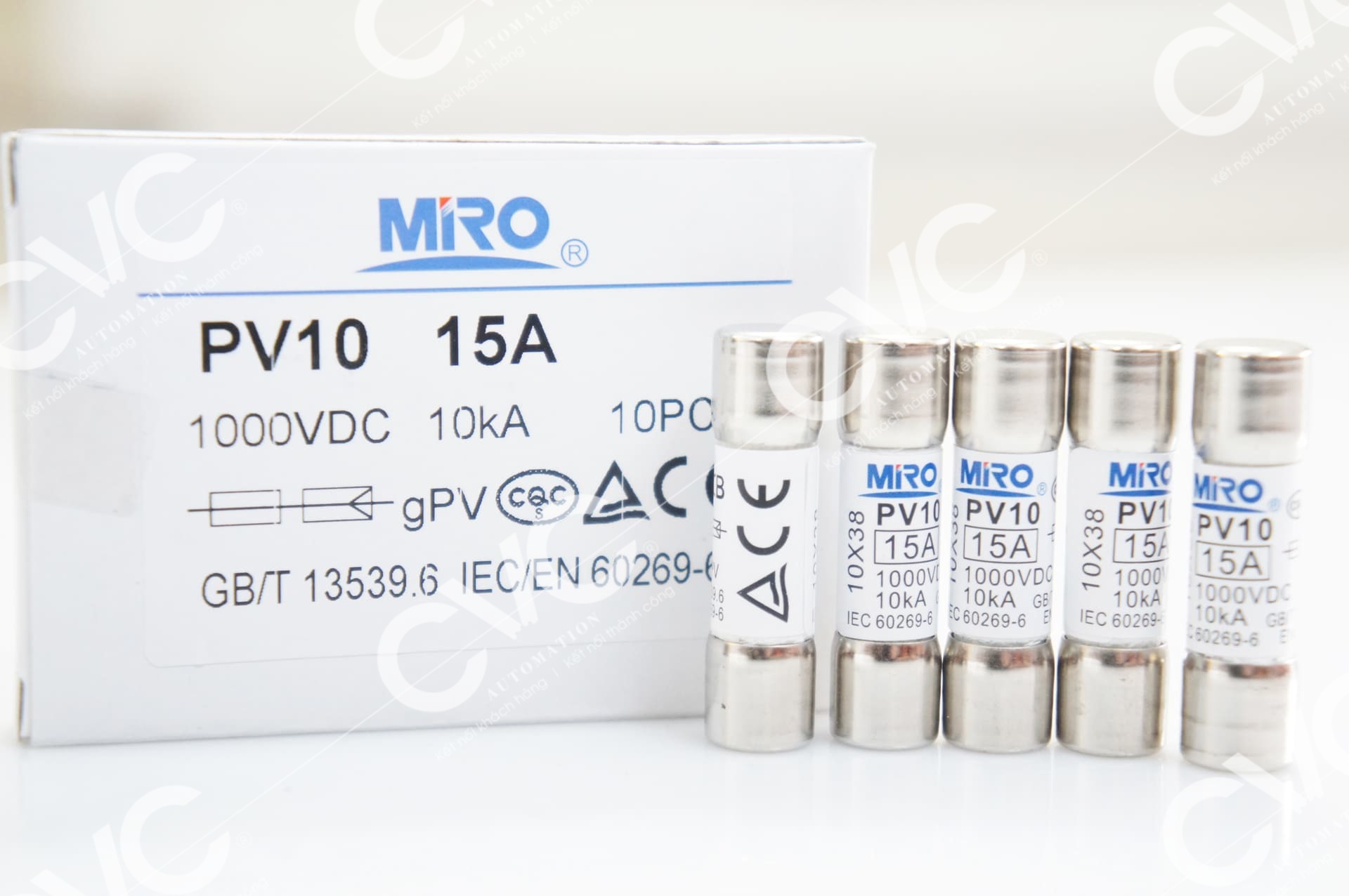 CẦU CHÌ MIRO 1000VDC-15A  PV10-15A