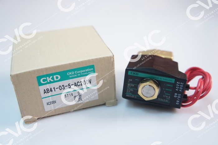 VAN ĐIỆN TỪ CKD AB41-03-5-AC220V