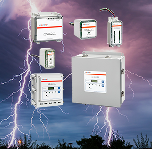 Lightning surge protection device